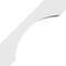 Ekena Millwork 6-in. W x 26-in. D x 26-in. H Legacy Architectural Grade PVC Knee Brace BRCP06X26X26LEC - alternate 2